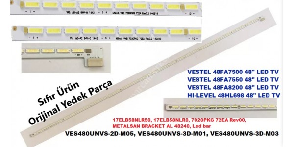 SEG 48SNB8500 Led bar, 17ELB58NLR50, 17ELB58NLR0, Tv ledleri 